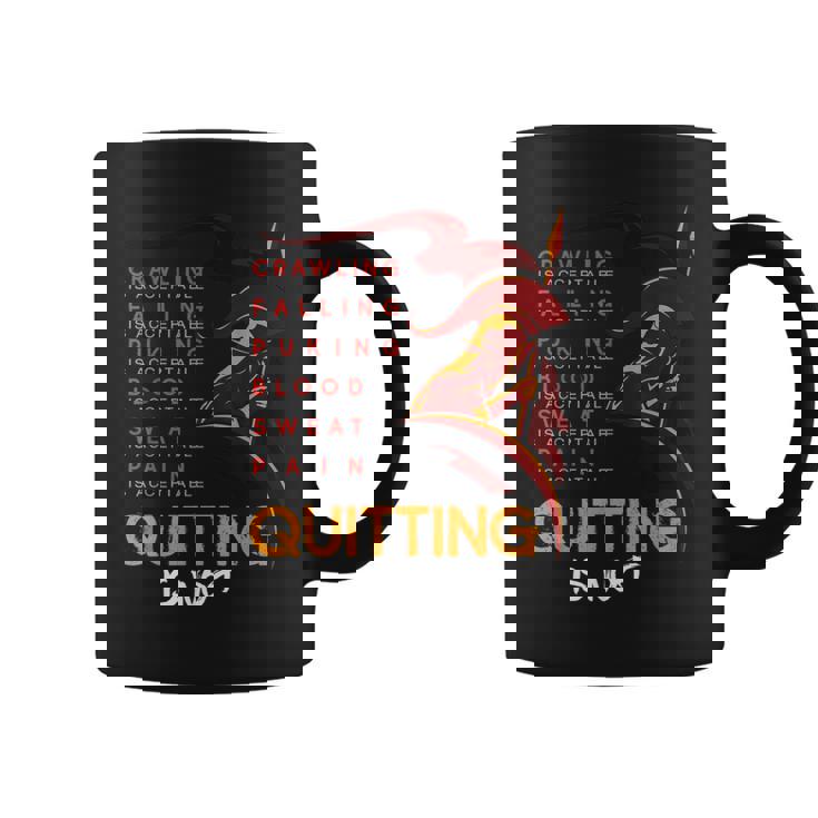 やめることは許されない スパルタンとマッドレース コーヒーマグ