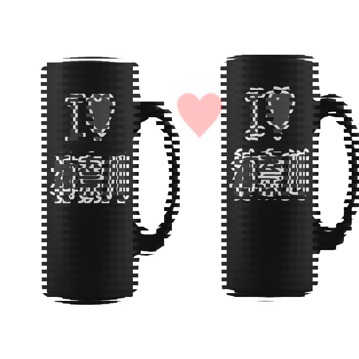 アイラブ・神奈川（I Love かながわ）【47都道府県・市区町村】ジモtティ 地元 お土産 観光旅行 メッセージ・面白 コーヒーマグ