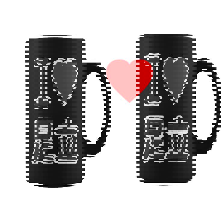アイラブ・足立（I Love ハート）ビッグ 大きな文字【23区・東京都】ジモティ 地元愛 お土産 面白い コーヒーマグ
