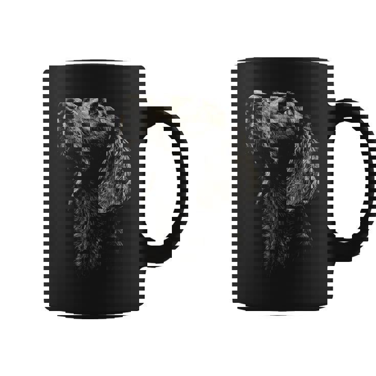 アイリッシュセッター犬モチーフペットアートワーク アイリッシュセッター コーヒーマグ