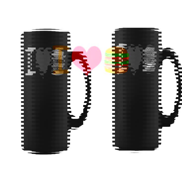 アイ・ラブ・デラックス・ハンバーガー コーヒーマグ