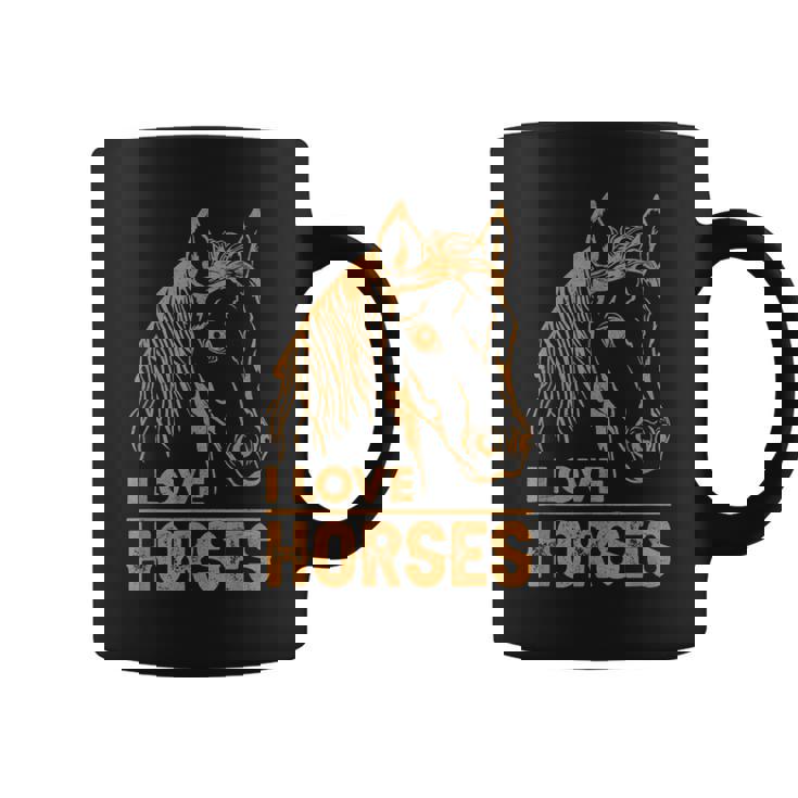 アイ・ラブ・ホース コーヒーマグ