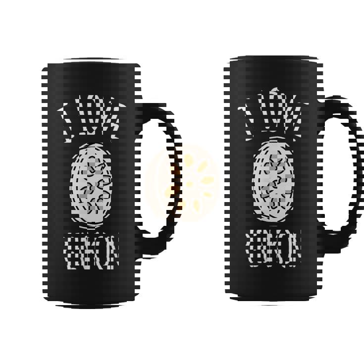 アイ・ラブ・レンコン コーヒーマグ