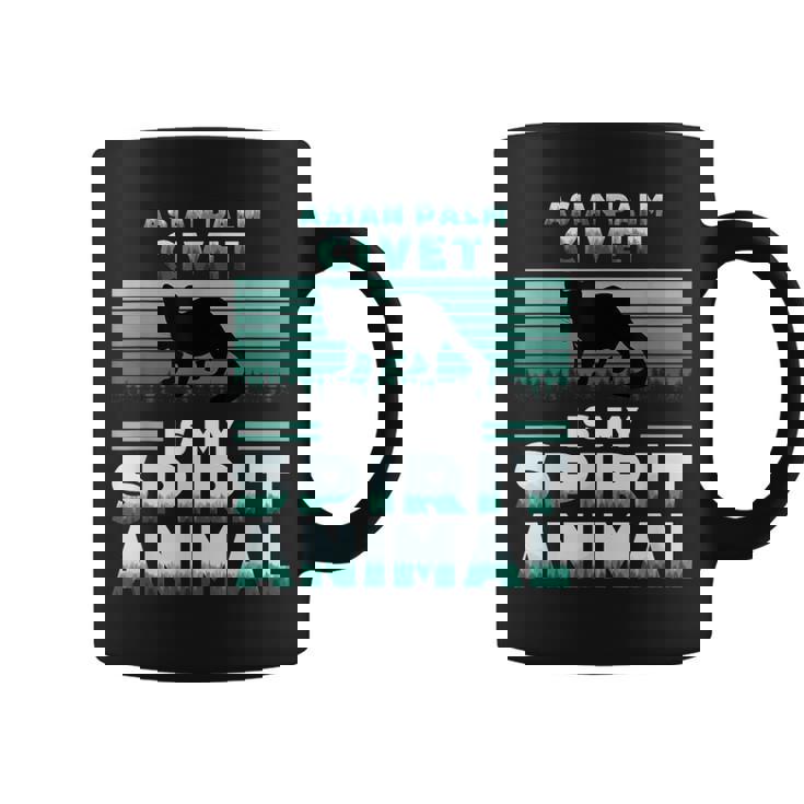 アジアンパームシベットは私のスピリットアニマルラバーです コーヒーマグ