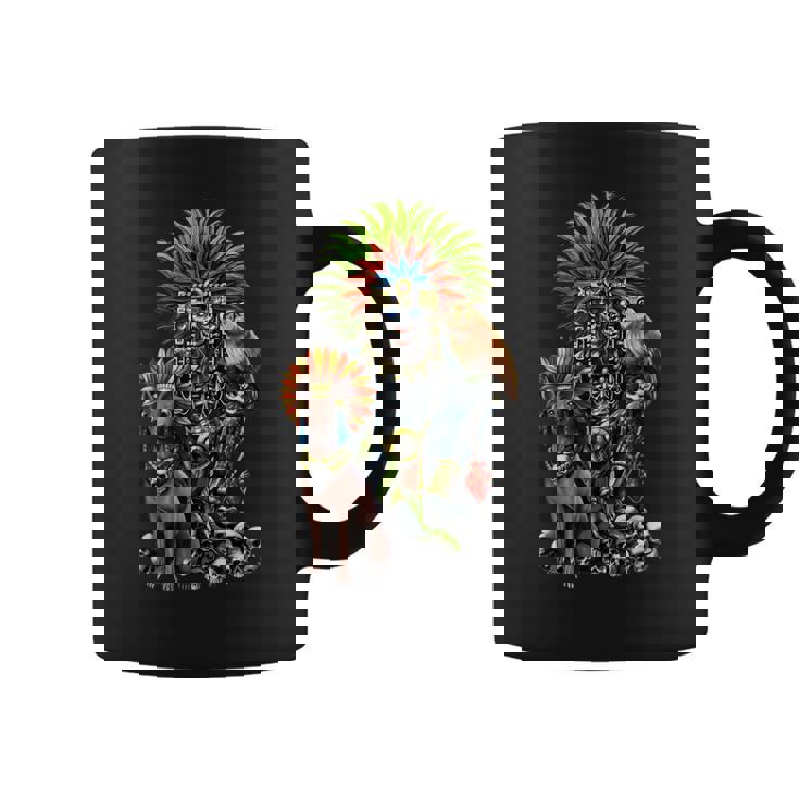 アステカの神ミクトランテクトリ古代マヤの神話の神々 コーヒーマグ