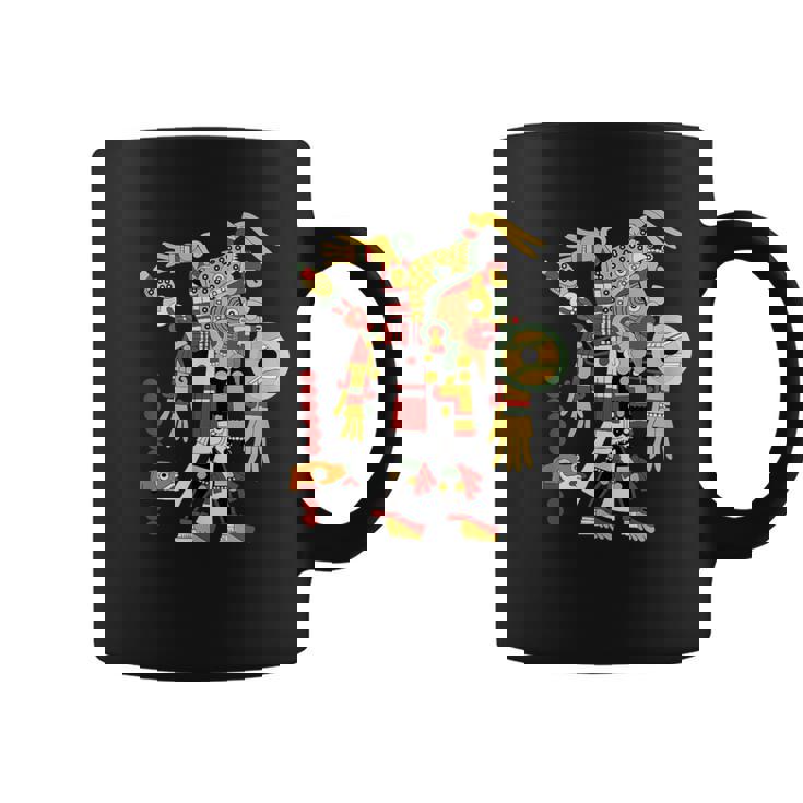 アステカ人、インカ人、メキシコの芸術彫刻マヤマヤン コーヒーマグ