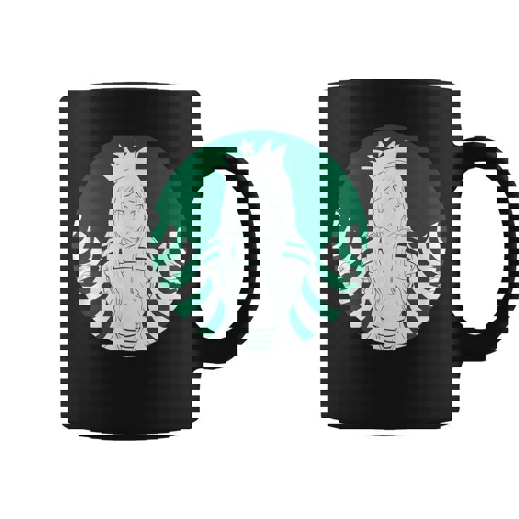 アニメスターセクシーセーラーグリーンマーメイドデザイン。 コーヒーマグ