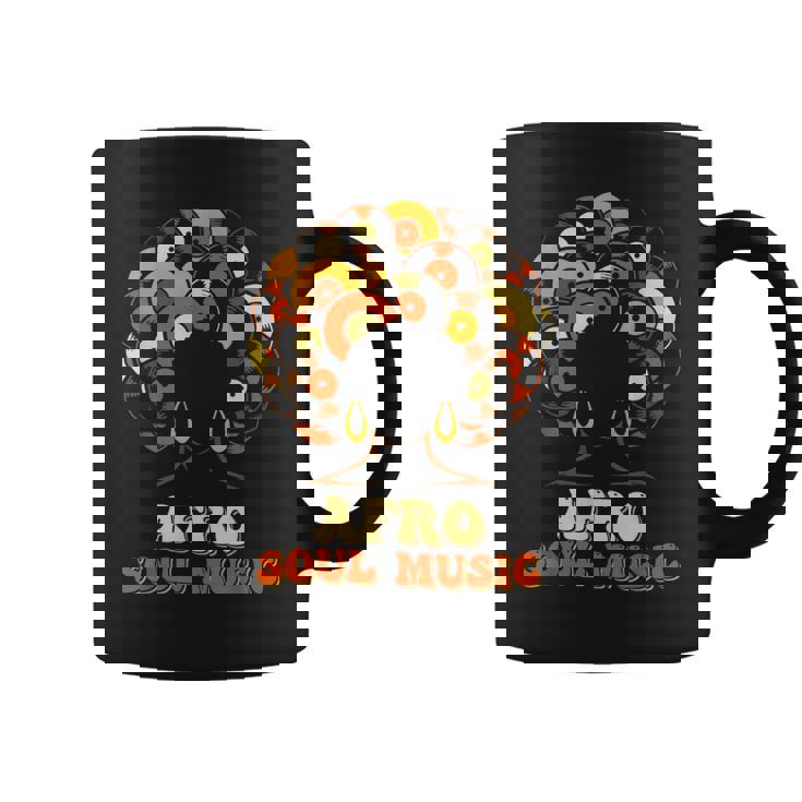 アフロソウルミュージック ビニール レトロ 70年代 80年代 ファンク ディスコダンス コーヒーマグ