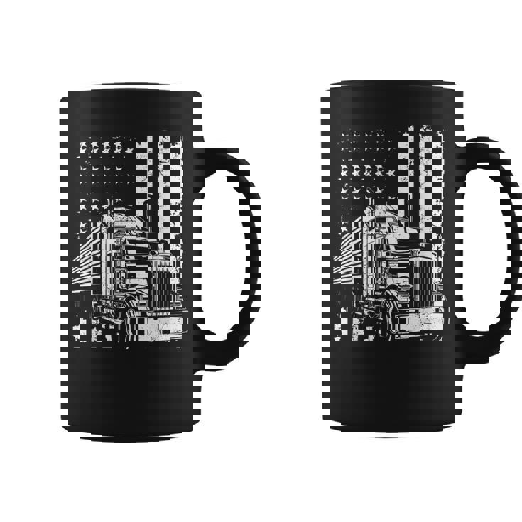 アメリカントラック フラッグusaアメリカトラッカー コーヒーマグ