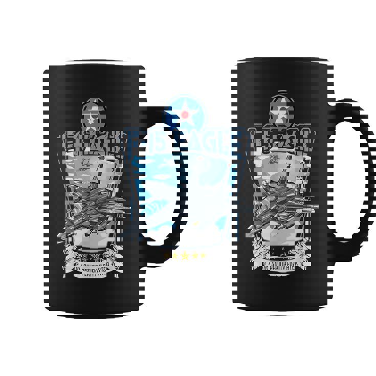 アメリカ空軍の航空機戦闘機f15イーグルのプレゼント コーヒーマグ