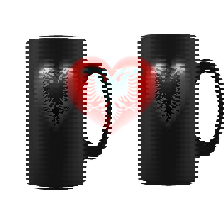 アルバニア国旗 イーグル ダブル レッド アルバニア シュキペ コソボ コーヒーマグ