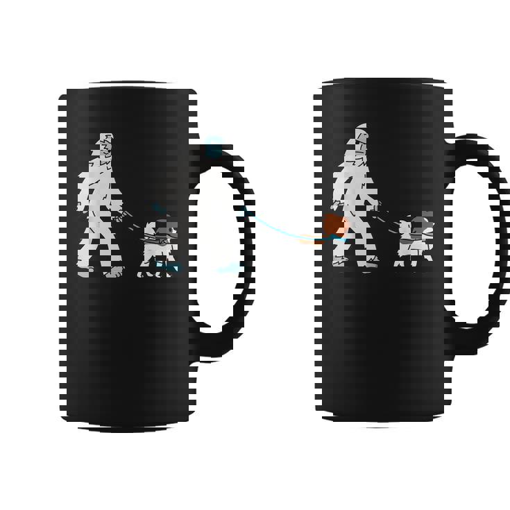 イエティウォーキングパピヨンクリプトゾロジー犬 コーヒーマグ