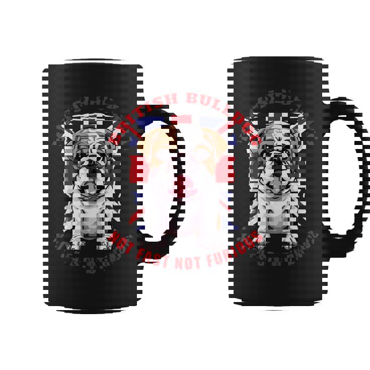 イングリッシュブリティッシュブルドッグ ユニオンジャックフラッグ ドッグオーナー コーヒーマグ