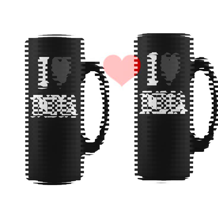 インド I Heart India I Love India コーヒーマグ