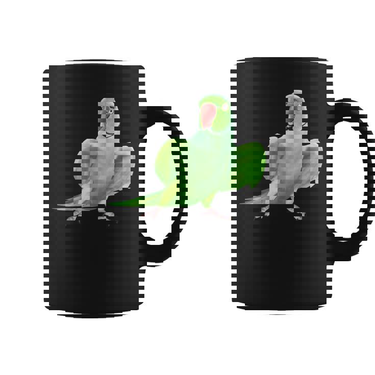 インドのワカケホンセイオウムの鳥 コーヒーマグ