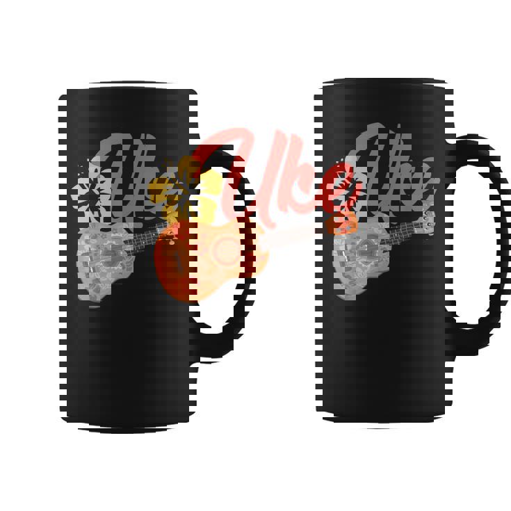 ウクレレギターギタリスト楽器 コーヒーマグ