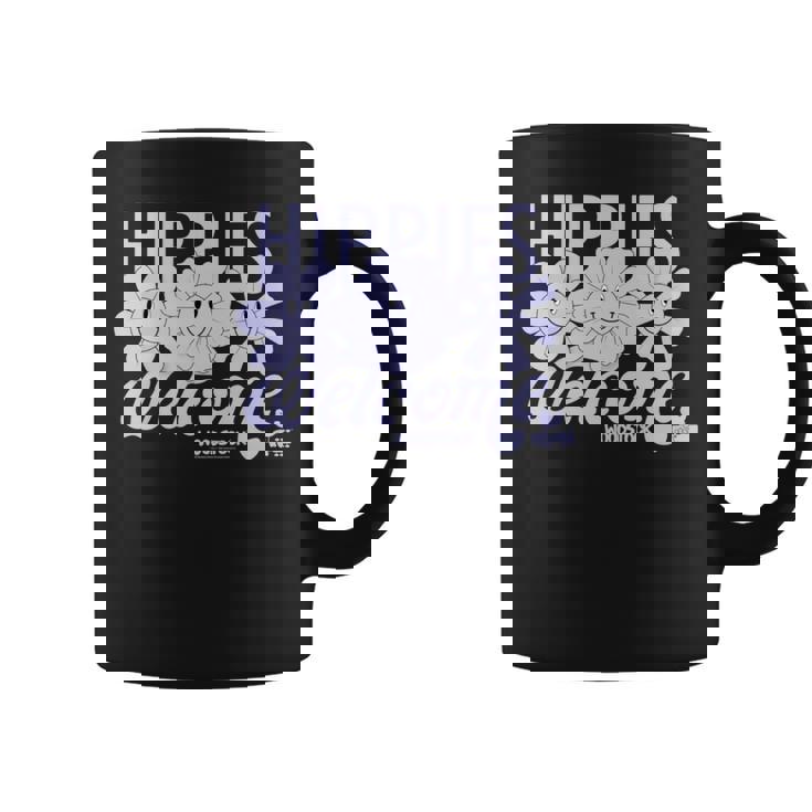 ウッドストック・ヒッピーズ・ウェルカム・スマイリング・フラワーズ 長袖tシャツ コーヒーマグ