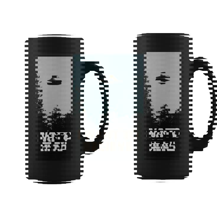 エイリアンufoアパレル「I Want To Believe」 長袖tシャツ コーヒーマグ