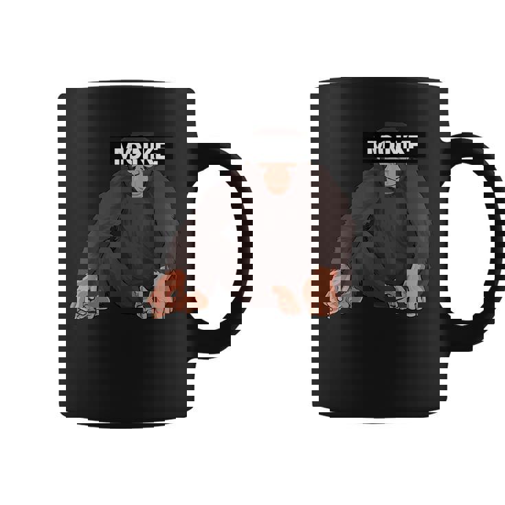 エステティック・モンク・ミーム・ファニー・モンキー・ラバー コーヒーマグ