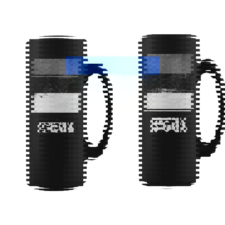 エストニア国旗tシャツ コーヒーマグ