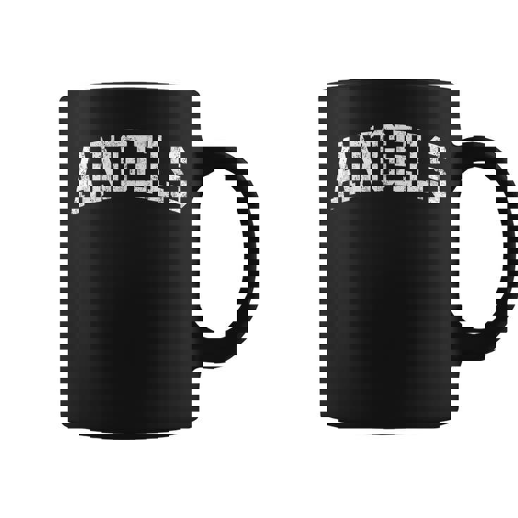 エンジェルス マスコットビンテージアスレチックスポーツネームデザイン コーヒーマグ