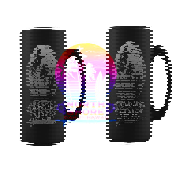 オアフ島ノースショア ハワイお土産サーフィンスタイル コーヒーマグ