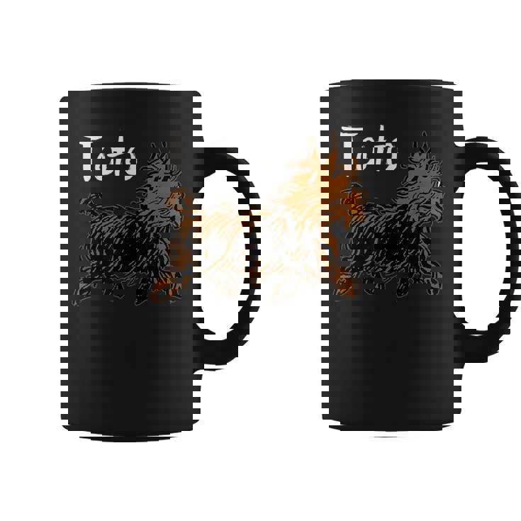 オズの魔法使いドッグシャツ アート-ドロシーの犬 Tototrutting コーヒーマグ