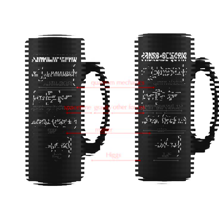 オタク標準模型方程式 物理学 数学科 先生 長袖tシャツ コーヒーマグ