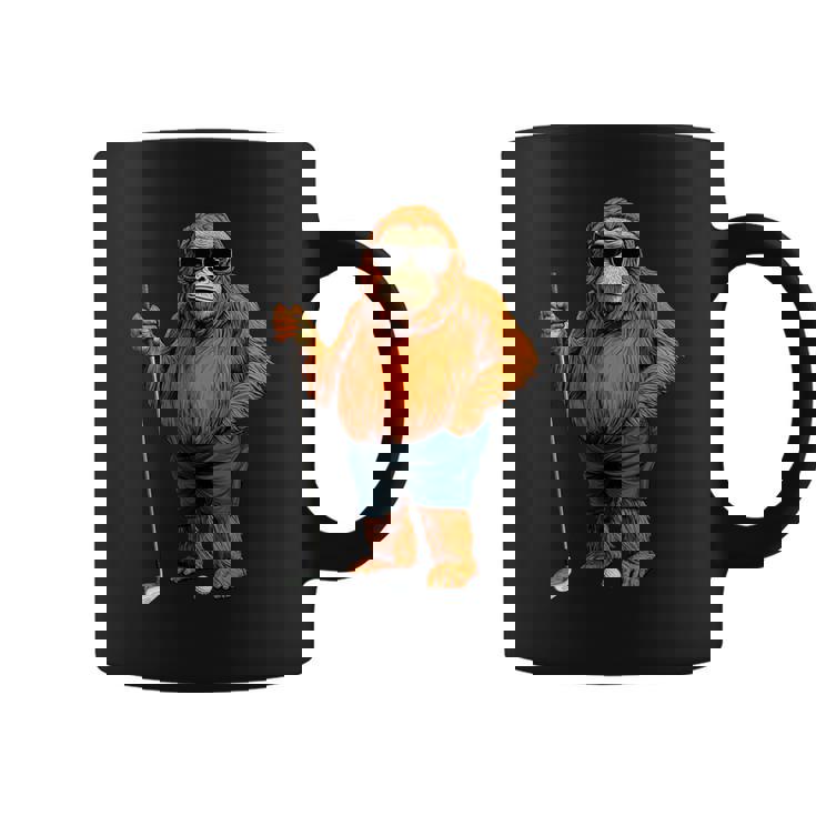 オランウータンゴルファー コーヒーマグ