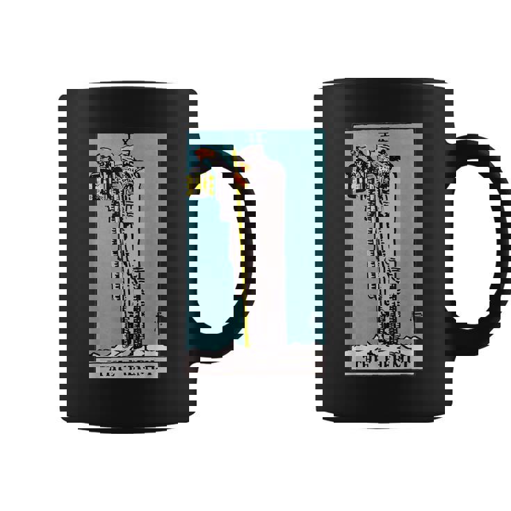 オリジナルのrider Waite Deckからの隠者ビンテージタロットカード コーヒーマグ