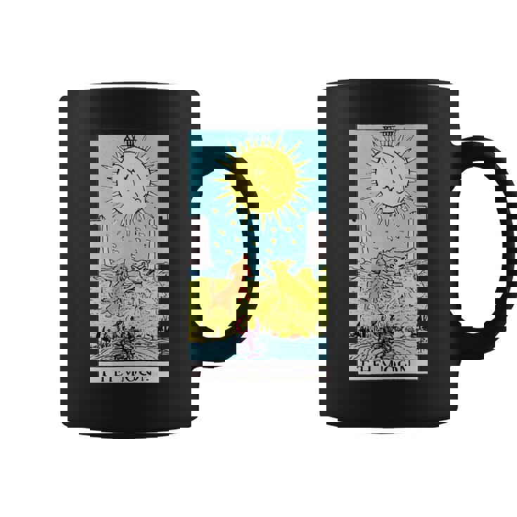 オリジナルのrider Waite Deckのムーンヴィンテージタロットカード。 長袖tシャツ コーヒーマグ