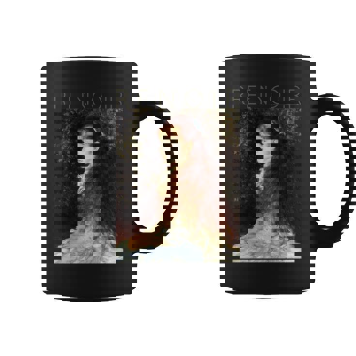 オーギュストルノワール-マドモアゼルダンヴェルの肖像 長袖tシャツ コーヒーマグ