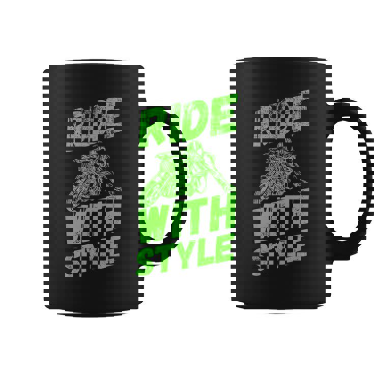 オートバイファンのためのスタイルヴィンテージ引用で乗る コーヒーマグ