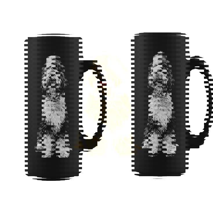 オールドイングリッシュシープドッグ 犬 ペット アートワーク オールドイングリッシュシープドッグ コーヒーマグ