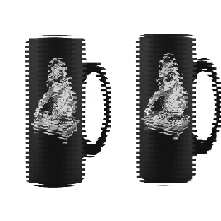 カエル 音楽 Dj 音楽プロデューサー ターンテーブル Dj カエル ビートメーカー コーヒーマグ