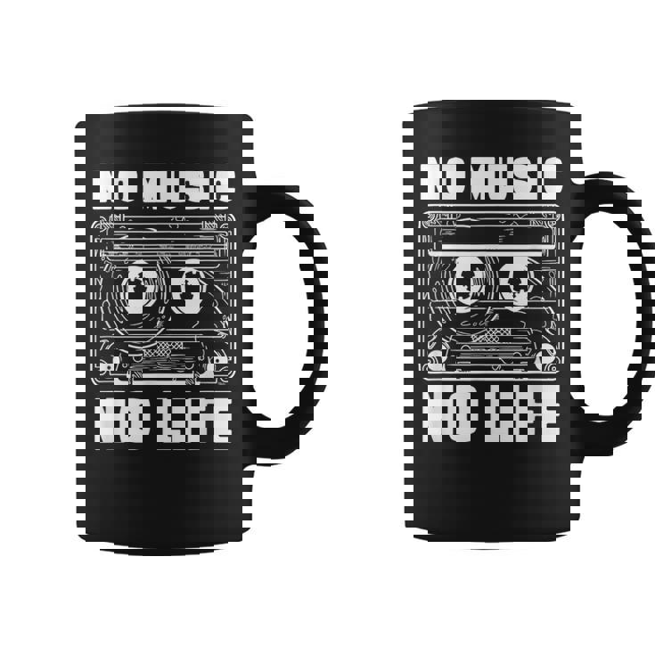 カセット No Music No Life Music Lover コーヒーマグ