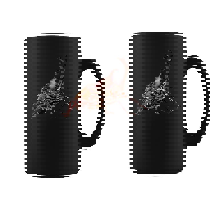 カブトムシの肖像画 コーヒーマグ