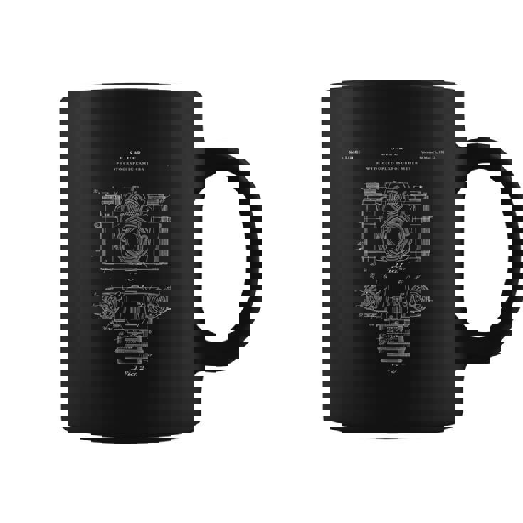 カメラ特許 アンティークtシャツ コーヒーマグ