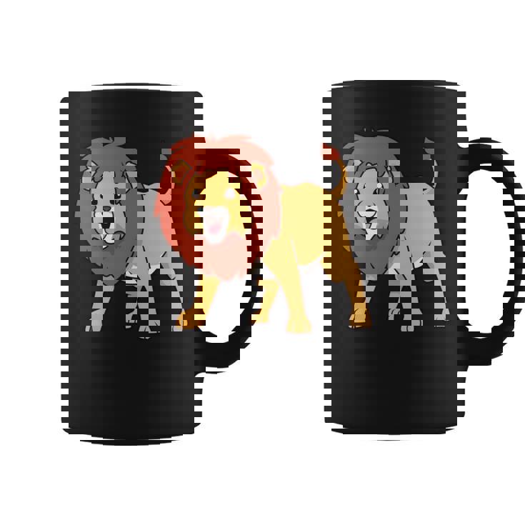 カワイイライオン 長袖tシャツ コーヒーマグ