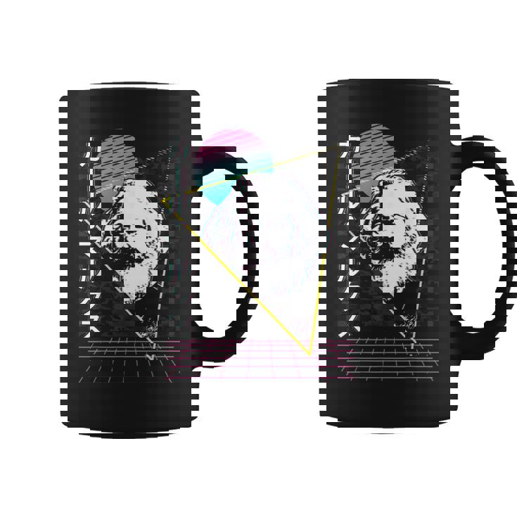 カール・マルクス 共産主義 共産主義 ヴェイパーウェーブ 美学 レトロ 80年代 コーヒーマグ