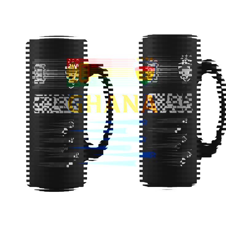 ガーナ サッカージャージ ガーナ国旗 サッカー愛好家 コーヒーマグ