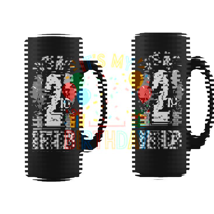 キッズ キッズ 2 歳の誕生日シャツ 男の子 幼児 2 人 2 歳の誕生日 コーヒーマグ