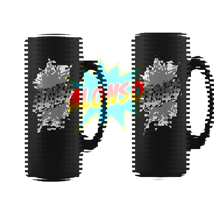 キッズ 男の子 アロンソ 名前 コミック 本 スーパーヒーロー コーヒーマグ