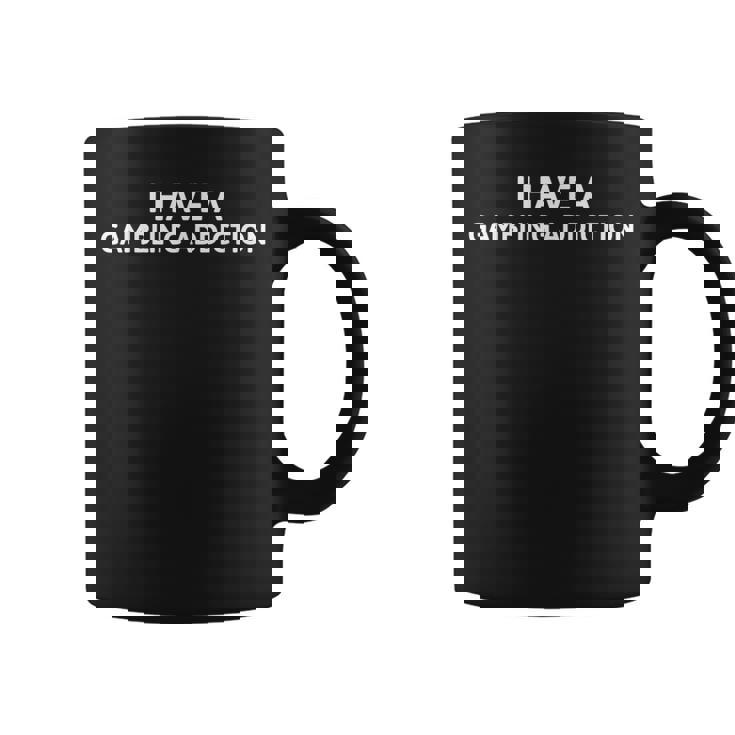 ギャンブル依存症です コーヒーマグ