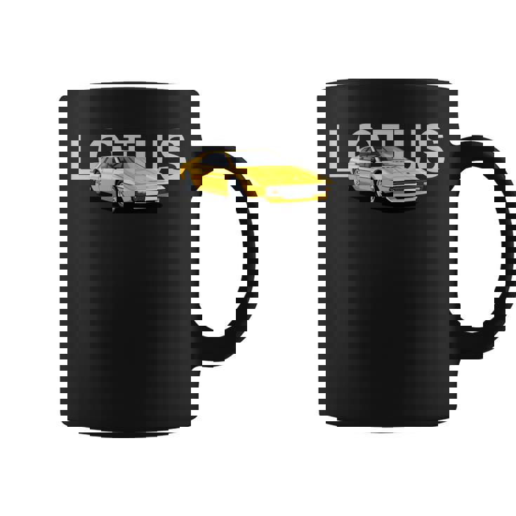 クラシック ブリティッシュ ロータス エスプリ スポーツカー 長袖tシャツ コーヒーマグ