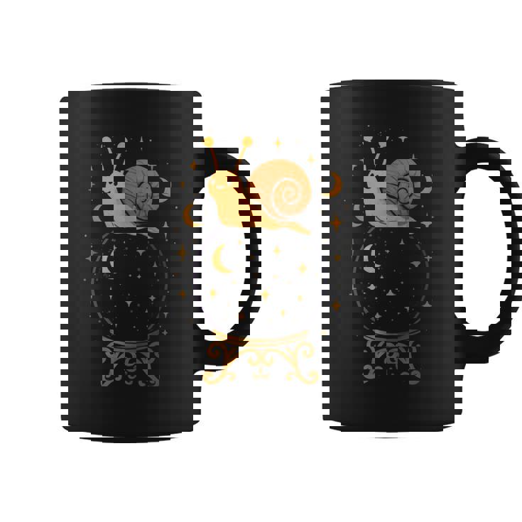 クリスタルボールスターのカタツムリ コーヒーマグ