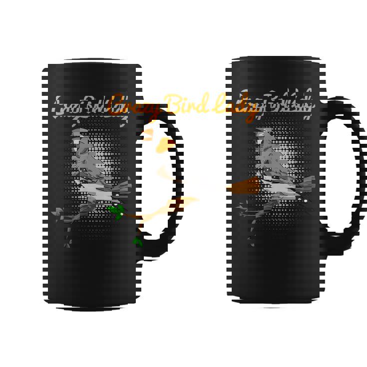 クレイジーバードレディキンカチョウ鳥類学 コーヒーマグ