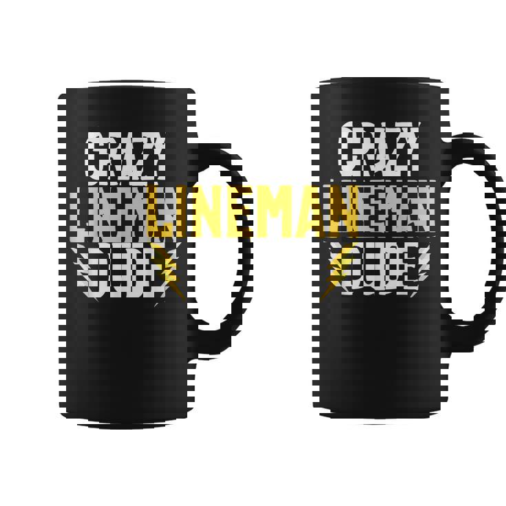 クレイジーラインマンデュードラインマン コーヒーマグ