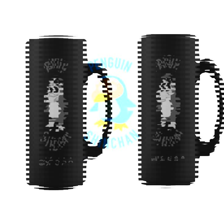 クレヨンしんちゃん ぺんぎんしんちゃん ワンポイント 長袖tシャツ コーヒーマグ