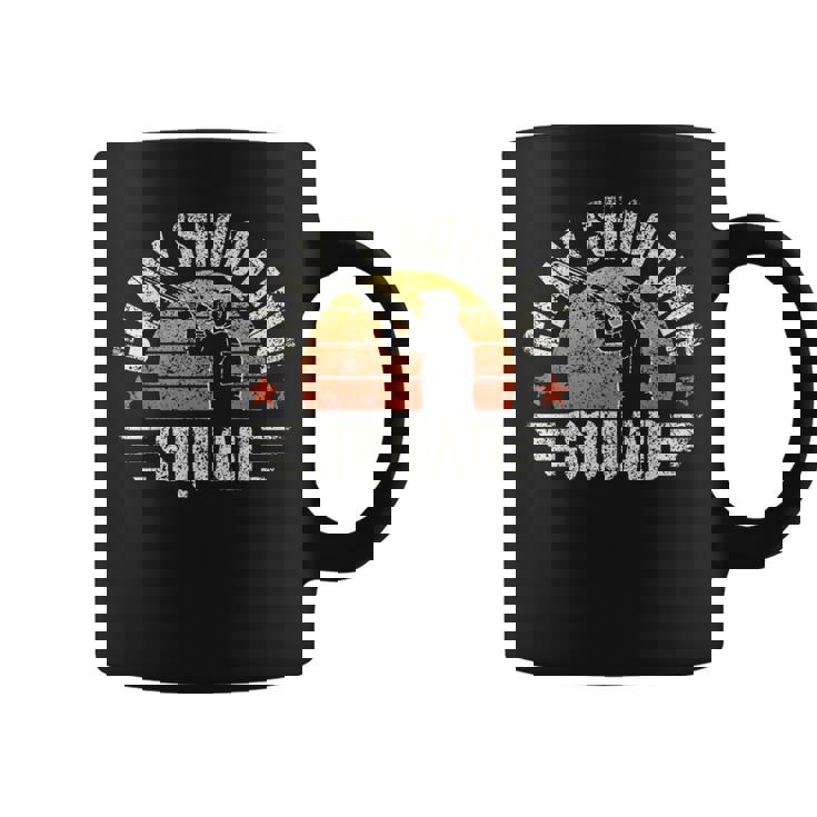 クレー射撃チーム トラップ ピジョン ショットガン からのプル クレー射撃 コーヒーマグ